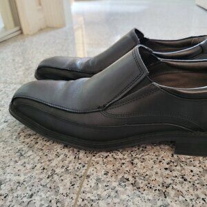 Dockers Men's Black Leather Slip On Dress Shoes (Size: Men's US 11)